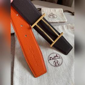 Hermes-RIDER BELT BUCKLE & REVERSIBLE LEATHER STRAo Ремень Им