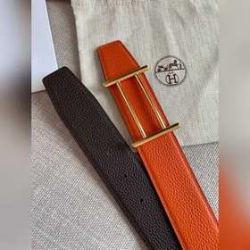 Hermes-RIDER BELT BUCKLE & REVERSIBLE LEATHER STRAo Ремень Им