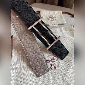 Hermes-RIDER BELT BUCKLE & REVERSIBLE LEATHER STRAo Ремень Им