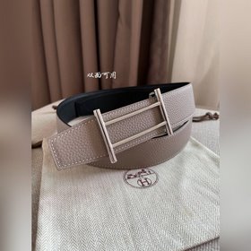 Hermes-RIDER BELT BUCKLE & REVERSIBLE LEATHER STRAo Ремень Им