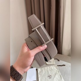 Hermes-RIDER BELT BUCKLE & REVERSIBLE LEATHER STRAo Ремень Им