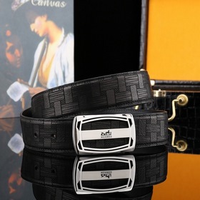 Hermès Роскошный мужской ремень из натуральной кожи Изготовлен из