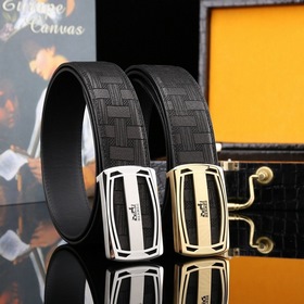 Hermès Роскошный мужской ремень из натуральной кожи Изготовлен из