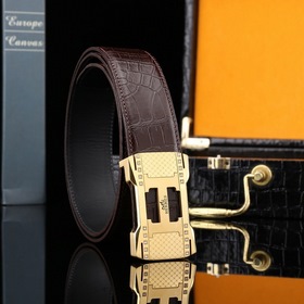 Hermès Роскошный мужской ремень из натуральной кожи Ремень из нат