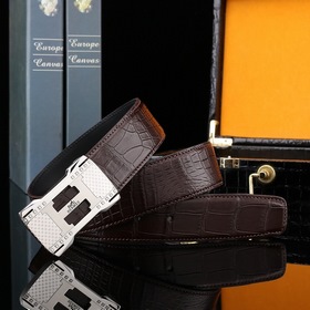 Hermès Роскошный мужской ремень из натуральной кожи Ремень из нат