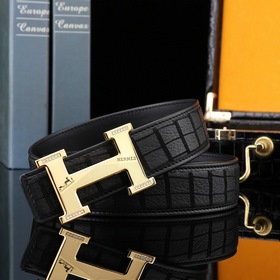 Hermès Роскошный мужской ремень из натуральной кожи Ремень изгото