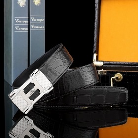 Hermès Роскошный мужской ремень из натуральной кожи Ремень из нат