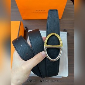 Hermes-32MM ремень, импортный кожаный ремень eosom из телячьей ко