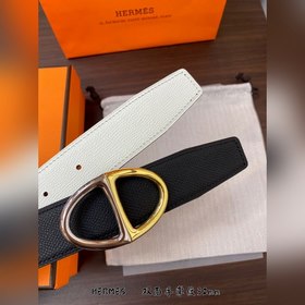Hermes-32MM ремень, импортный кожаный ремень eosom из телячьей ко