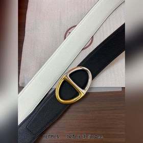 Hermes-32MM ремень, импортный кожаный ремень eosom из телячьей ко
