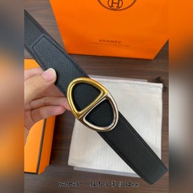 Hermes-32MM ремень, импортный кожаный ремень eosom из телячьей ко