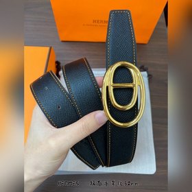 Hermes-32MM ремень, импортный кожаный ремень eosom из телячьей ко