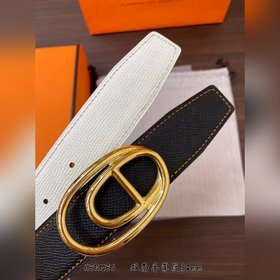 Hermes-32MM ремень, импортный кожаный ремень eosom из телячьей ко