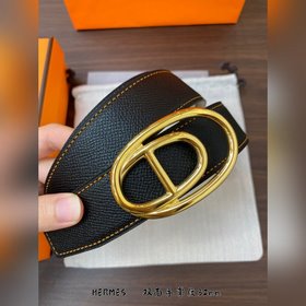 Hermes-32MM ремень, импортный кожаный ремень eosom из телячьей ко