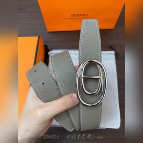 Hermes-32MM ремень, импортный eosom, двусторонняя телячья кожа, в