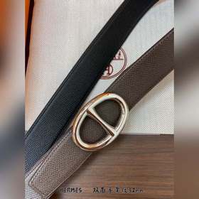 Hermes-32MM ремень, импортный кожаный ремень eosom из телячьей ко