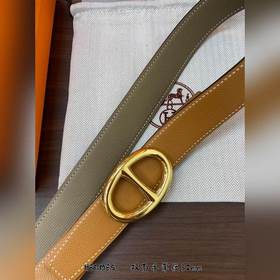 Hermes-32MM ремень, импортный кожаный ремень eosom из телячьей ко