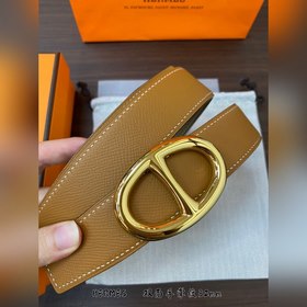 Hermes-32MM ремень, импортный кожаный ремень eosom из телячьей ко