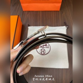 Hermes-38MM ремень, импортный кожаный ремень Eosom, двухсторонняя