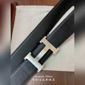 Hermes-38MM ремень, импортный кожаный ремень Eosom, двухсторонняя