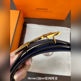 Hermes-38MM ремень, импортный кожаный ремень Eosom, двухсторонняя