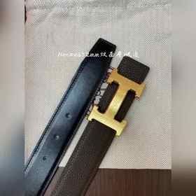 Hermes-H BELT BUCKLE &amp; REVERSIBLE LEATHER STRAo Ремень Импор