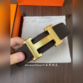 Hermes-H BELT BUCKLE & REVERSIBLE LEATHER STRAo Ремень Импор