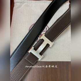 Hermes-H BELT BUCKLE & REVERSIBLE LEATHER STRAo Ремень Импор