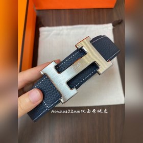 Hermes-H BELT BUCKLE & REVERSIBLE LEATHER STRAo Ремень Импор