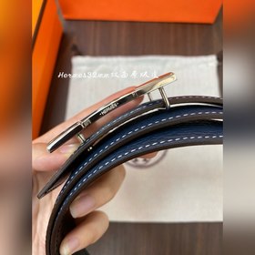 Hermes-H BELT BUCKLE & REVERSIBLE LEATHER STRAo Ремень Импор