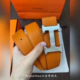 Hermes-H BELT BUCKLE & REVERSIBLE LEATHER STRAo Ремень Импор
