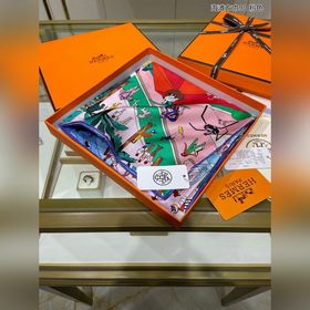 HERMES Пляжный платок 90% шелк 100% шелк с косой текстурой Нова