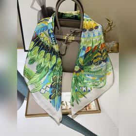 HERMES Высококачественный шелковый платок с узором 100% шелк тут