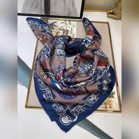 HERMES Высококачественный шелковый платок с узором 100% шелк тут
