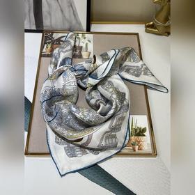 HERMES Высококачественный шелковый платок с узором 100% шелк тут