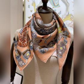 HERMES Высококачественный шелковый платок с узором 100% шелк тут