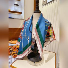 Новый шелковый платок Hermes из высококачественного шелка с диаго