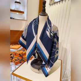 Новый шелковый платок Hermes из высококачественного шелка с диаго
