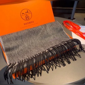 HERMES Двусторонняя шерстяная накидка для деловых мужчин и женщин