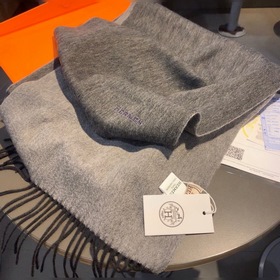 HERMES Двусторонняя шерстяная накидка для деловых мужчин и женщин