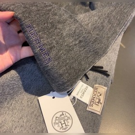 HERMES Двусторонняя шерстяная накидка для деловых мужчин и женщин