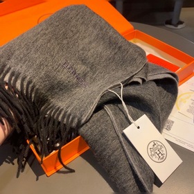 HERMES Двусторонняя шерстяная накидка для деловых мужчин и женщин