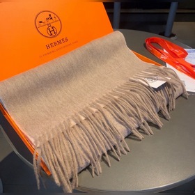 HERMES Двусторонняя шерстяная накидка для деловых мужчин и женщин