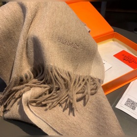 HERMES Двусторонняя шерстяная накидка для деловых мужчин и женщин
