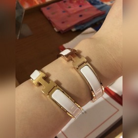 Браслет HERMES H из эмали