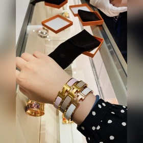 Браслет HERMES H из эмали