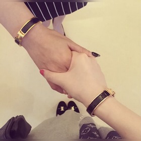 Браслет HERMES H из эмали