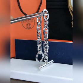 HERMES Браслет в стиле хэви-метал Материал： белая медь с гальван