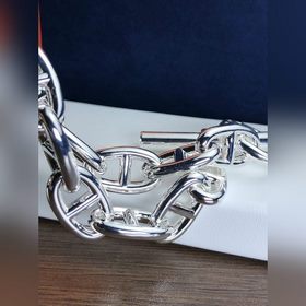 HERMES Браслет в стиле хэви-метал Материал： белая медь с гальван