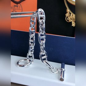 HERMES Браслет в стиле хэви-метал Материал： белая медь с гальван
